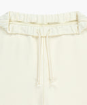 W REGULAR LOGO SWEAT SHORTS IN IVORY image 10