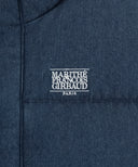 CLASSIC LOGO DENIM DOWN VEST IN DARK BLUE image 10