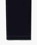 M LOW-WAIST TUCK WIDE DENIM PANTS IN DARK BLUE image 11