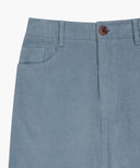 W CLASSIC CORDUROY MIDI SKIRT IN SKY BLUE image 10