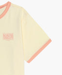 KIDS SMALL CLASSIC LOGO RINGER TEE IN CREAM image 10