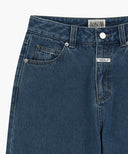 W GRADATION DENIM PANTS IN BLUE image 13