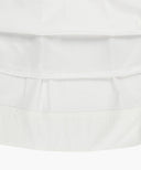 W COTTON WAIST WRINKLE SKIRT IN WHITE image 10
