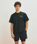 MARITHE SPORT CLASSIC LOGO WOVEN TEE IN BLACK image 1