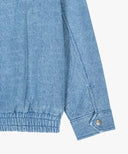 DENIM HARRINGTON JACKET IN BLUE image 17