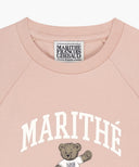 KIDS RAGLAN HALF SWEAT SET-UP IN INDI PINK image 11