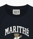 KIDS RAGLAN HALF SWEAT SET-UP IN NAVY image 11