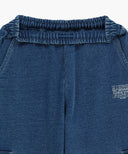 KIDS DOODLE CLASSIC LOGO CARGO SWEAT PANTS IN BLUE image 11