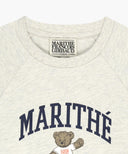 KIDS RAGLAN HALF SWEAT SET-UP IN OATMEAL image 11