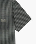 M CHECK HALF SLEEVE SHIRT IN DARK NAVY image 17