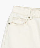 W DENIM SHORTS IN ECRU image 14
