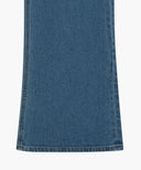 W BOOT-CUT DENIM PANTS IN BLUE image 11
