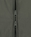 HOODED PACKABLE NYLON JACKET IN GRAY image 11