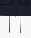 W CROP SHEER JACKET IN NAVY image 11
