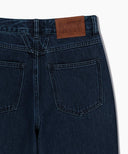 W SLIM BOOT-CUT DENIM PANTS IN BLUE image 11