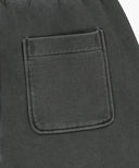 OUTLINE CLASSIC LOGO DYEING BERMUDA SWEAT SHORTS IN CHARCOAL GREY image 11