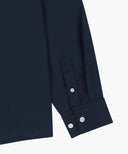CLASSIC LOGO LINEN SHIRT IN NAVY image 11