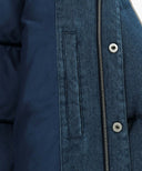 CLASSIC LOGO DENIM DOWN JACKET IN DARK BLUE image 11