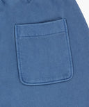 OUTLINE CLASSIC LOGO DYEING BERMUDA SWEAT SHORTS IN BLUE image 11