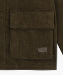 CORDUROY HUNTING JACKET IN KHAKI image 13