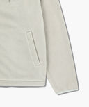 MARITHÉ SPORT FLEECE HOOD ZIP-UP JACKET IN LIGHT GRAY image 11