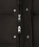W CLASSIC LOGO CROP DOWN VEST IN DARK BROWN image 11
