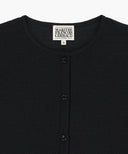 W CRINKLE SLEEVELESS + CARDIGAN SET IN BLACK image 11