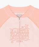 KIDS W ZIP UP RASHGUARD & SKIRT SET-UP IN PINK image 11