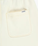 W REGULAR LOGO SWEAT SHORTS IN IVORY image 11