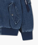 MARITHE X ALPHA INDUSTRIES MA-1 JUMPER IN BLUE image 12