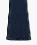 W HIGH-RISE FLARED DENIM PANTS IN BLUE image 12