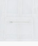 HOODED PACKABLE NYLON JACKET IN WHITE image 12