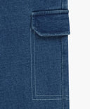 KIDS DOODLE CLASSIC LOGO CARGO SWEAT PANTS IN BLUE image 13