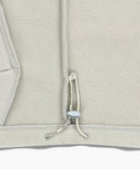 MARITHÉ SPORT FLEECE HOOD ZIP-UP JACKET IN LIGHT GRAY image 13