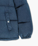 CLASSIC LOGO DENIM DOWN JACKET IN DARK BLUE image 13