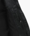 W CIRCLE LOGO CROP HOODED DOWN VEST IN BLACK image 13