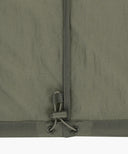 HOODED PACKABLE NYLON JACKET IN GRAY image 13