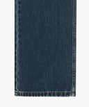 W HIGH STRAIGHT DENIM PANTS IN DARK BLUE image 13