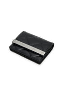 PUFF QUILT WALLET IN BLACK image 9