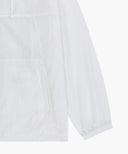 HOODED PACKABLE NYLON JACKET IN WHITE image 14