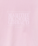 W CLASSIC LOGO CROP TEE IN LIGHT PINK