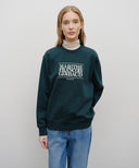 CLASSIC LOGO SWEATSHIRT IN DARK TEAL image 11