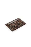 LEOPARD VINTAGE CARD WALLET IN BROWN image 3