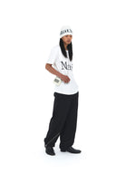 LOGO JACQUARD SHORT BEANIE IN WHITE image 18