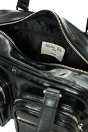 DOUBLE POCKET BRICK SHOULDER BAG IN BLACK image 5
