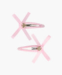 KIDS W RIBBON HAIR PIN 2PACK IN LIGHT PINK image 6