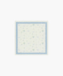 SUMMER PATTERN SILK SCARF IN IVORY image 6