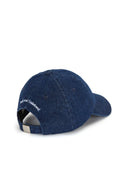 MATIN MINI LOGO DENIM BALL CAP IN BLUE