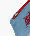 CLASSIC LOGO COLOR COTTON POUCH IN LIGHT BLUE image 4