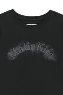 MATIN KIM ARCH LOGO CROP TOP IN BLACK image 3